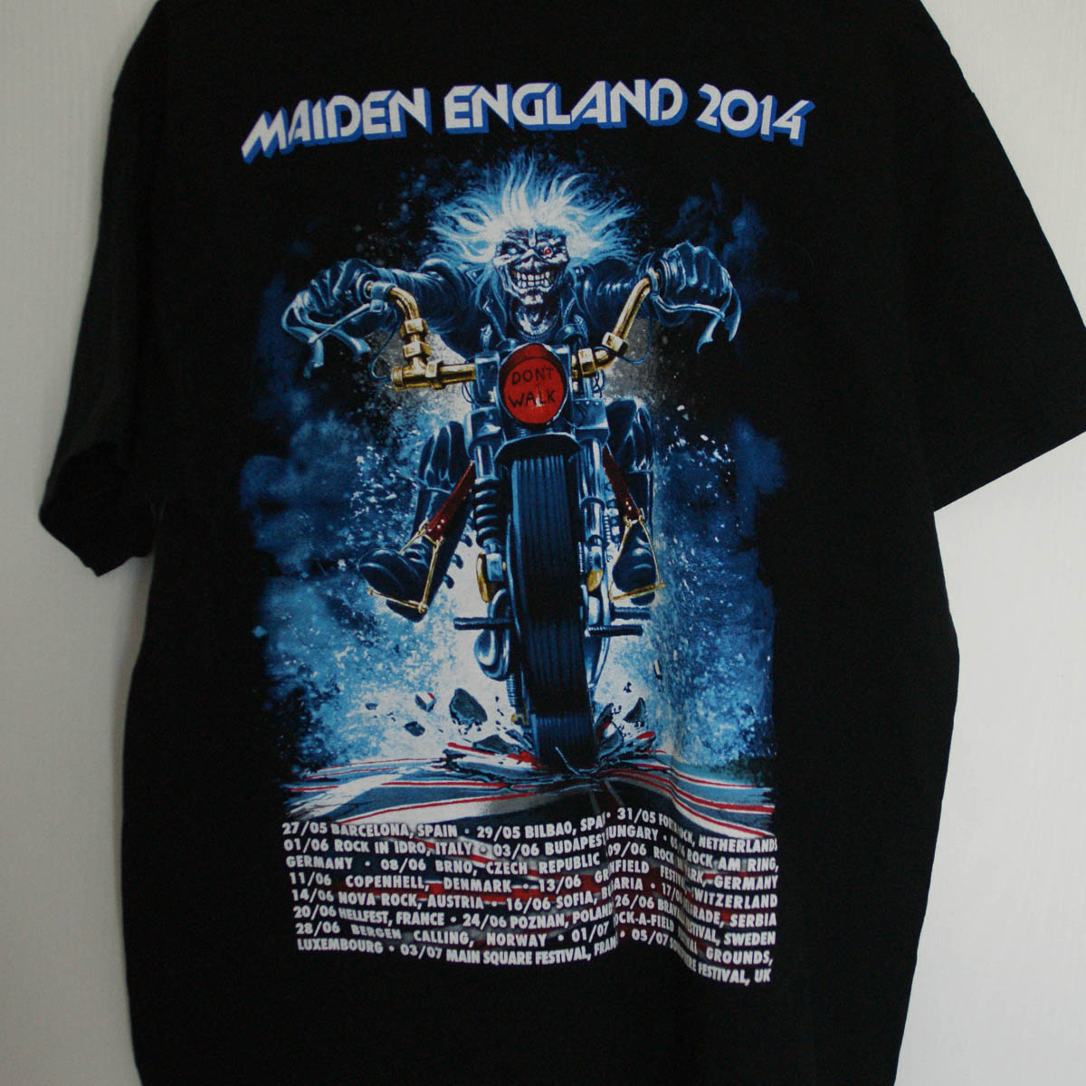 Iron Maiden - 2014 Maiden England Tour Tshirt - Iron Maiden Collector