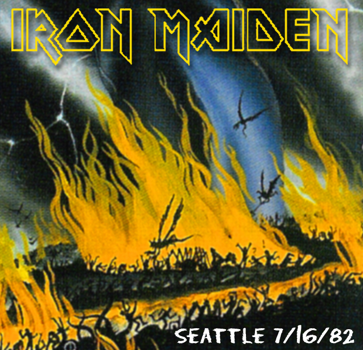1982-07-16 Hele Pavilion, Seattle, Washington, US - Iron Maiden Collector