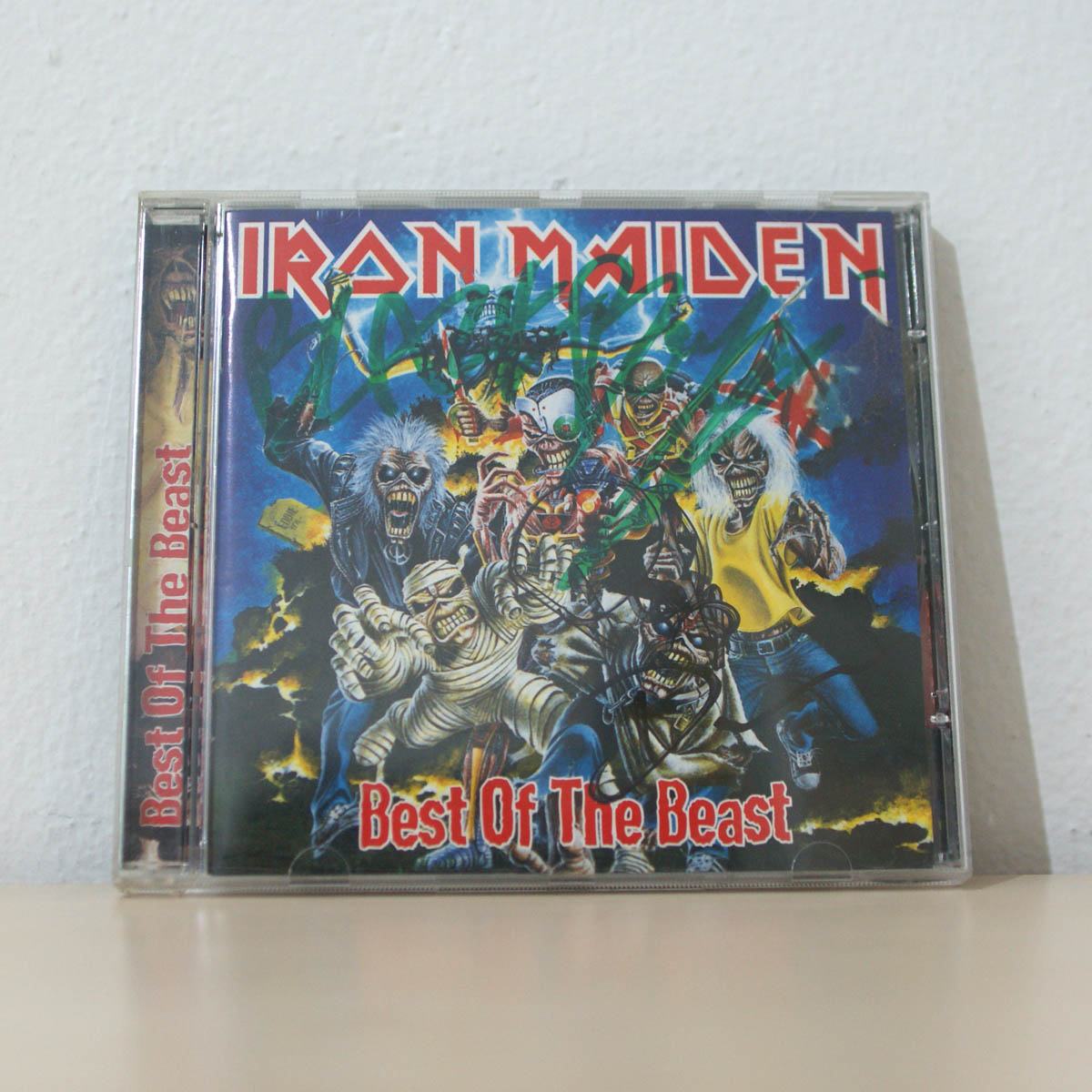 Iron Maiden Best Of The Beast Album Cover Vinyl Decal Sticker - 4 Wide - BOGO