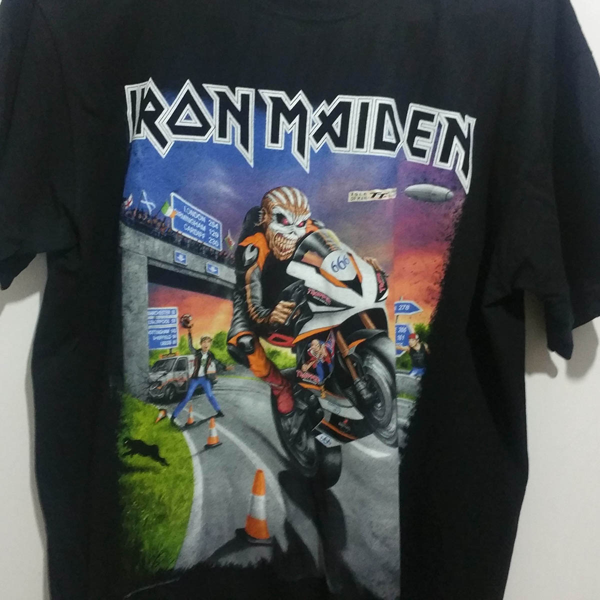 Iron Maiden 2017 Tour Book of Souls t shirt 