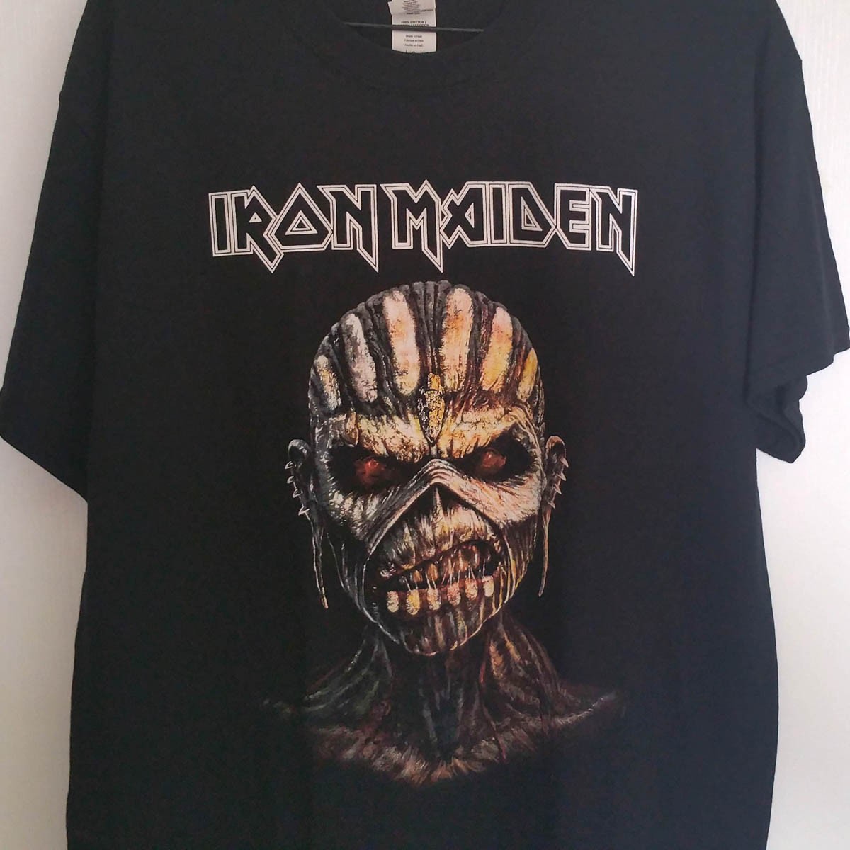 thumbnail image 2 of Iron Maiden The Book Of Souls Tour Official T-Shirt - Front & Back Print - New 2 of 4