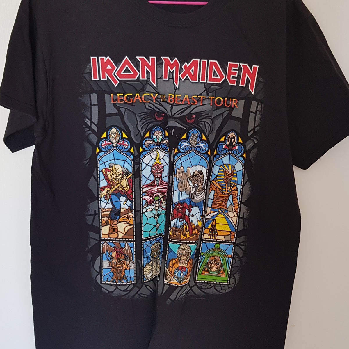 maiden tour shirt