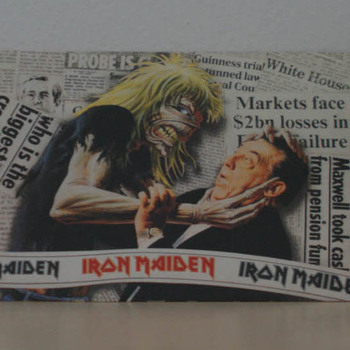E C Sternsinger Postcard Made in E Rock'n Roll 3 Postkarte Iron Maiden 